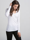 Long Sleeve V Neck