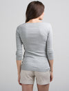 3/4 Sleeve Wide Scoop