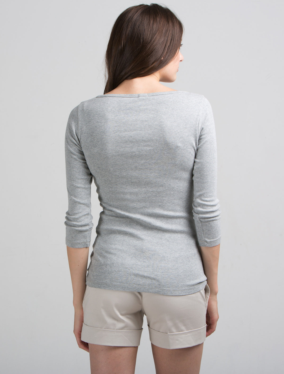 3/4 Sleeve Wide Scoop
